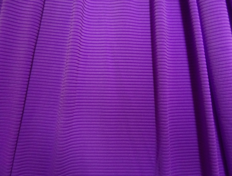 5. Purple Rib Texture Spandex